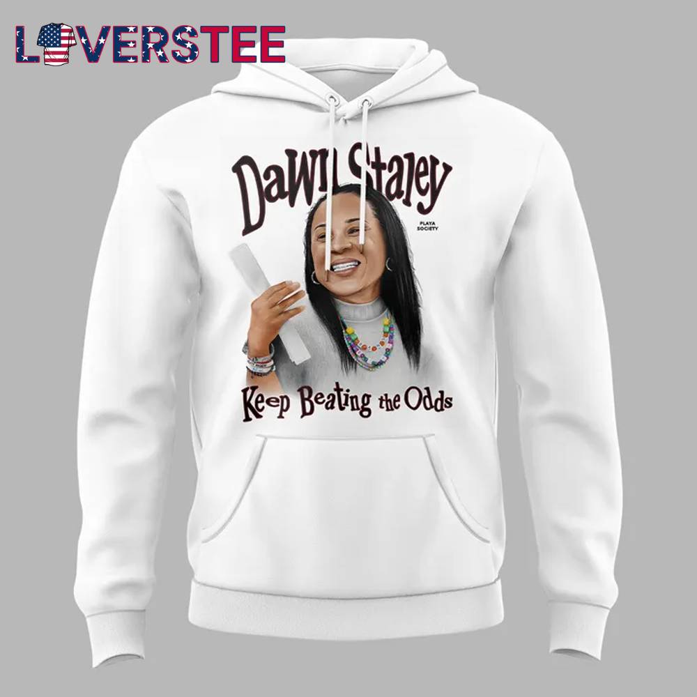 South Carolina Gamecocks x Coach Dawn Staley Keep Beating the Odds Hoodie South Carolina Gamecocks x Coach Dawn Staley Keep Beating the Odds Hoodie