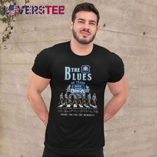 South Wales Blues 45th Anniversary in the State of Origin Shirt