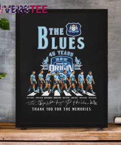 South Wales Blues 45th Anniversary in the State of Origin Shirt