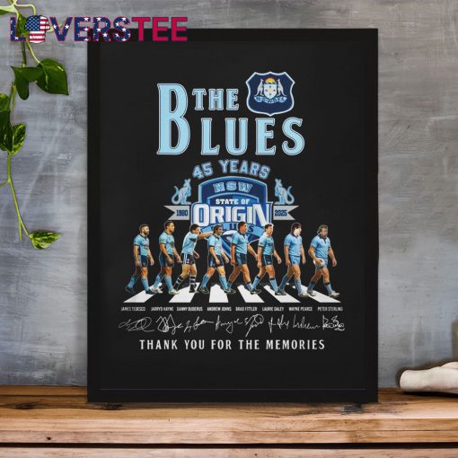 South Wales Blues 45th Anniversary in the State of Origin Shirt