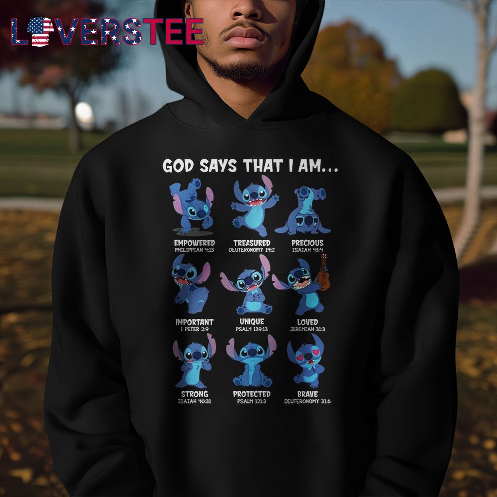 Stitch God Says That I Am626 Shirt Stitch God Says That I Am626 Shirt