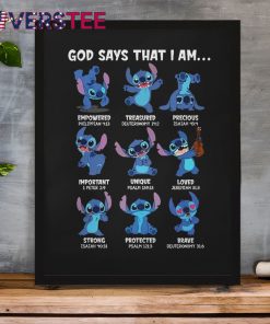 Stitch God Says That I Am626 Shirt