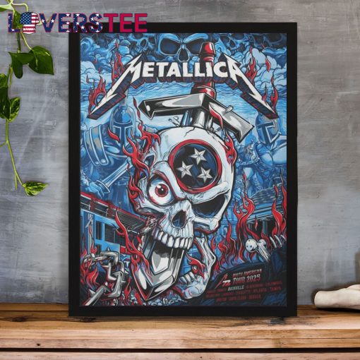 Tennessee Titans With Metallica In Nashville M72 World Tour Shirt