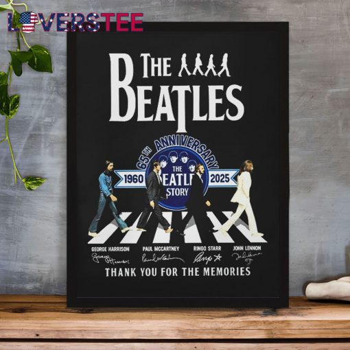 The Beatles 65th Anniversary 1960-2025 Shirt