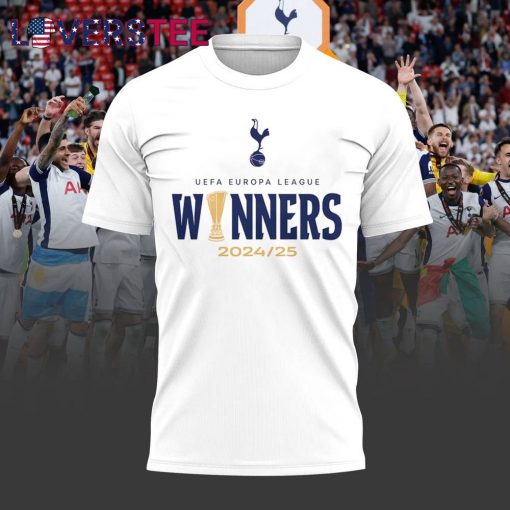 Tottenham UEFA Europa League 2025 Winners Tee