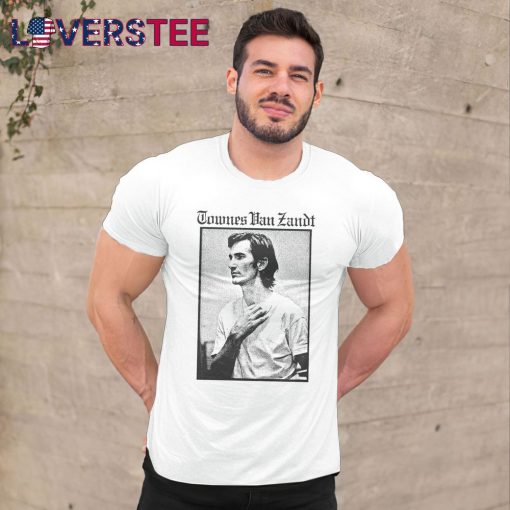 Townes Van Zandt The Late Great T-shirts