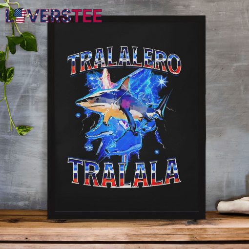 Tralalero Tralala Shark Brainrot Meme Shirt