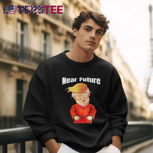 Trump Near Future Lock Him Up Orange Prison Jumpsuit Shirt