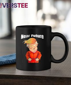 Trump Near Future Lock Him Up Orange Prison Jumpsuit Shirt
