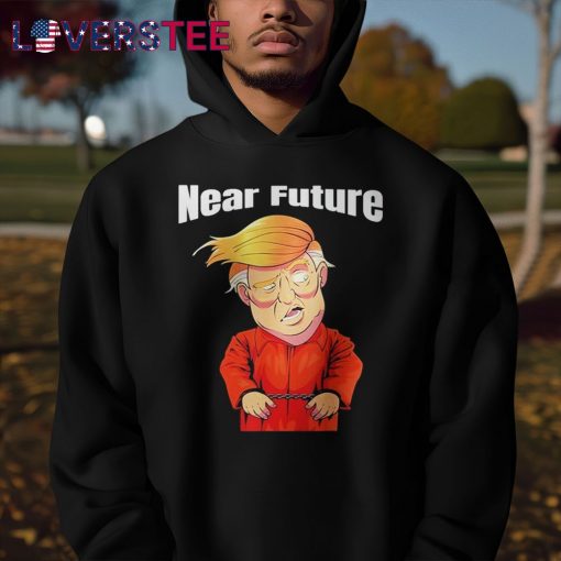Trump Near Future Lock Him Up Orange Prison Jumpsuit Shirt