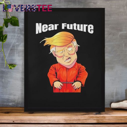 Trump Near Future Lock Him Up Orange Prison Jumpsuit Shirt
