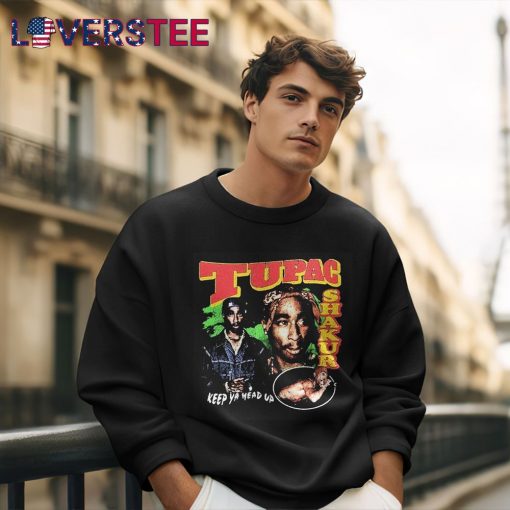 Tupac Shakur Keep Ya Head Up Collage 2PAC Shirt
