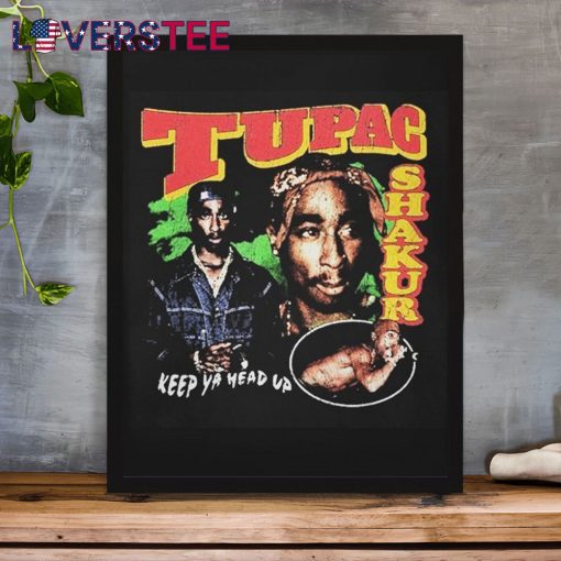 Tupac Shakur Keep Ya Head Up Collage 2PAC Shirt