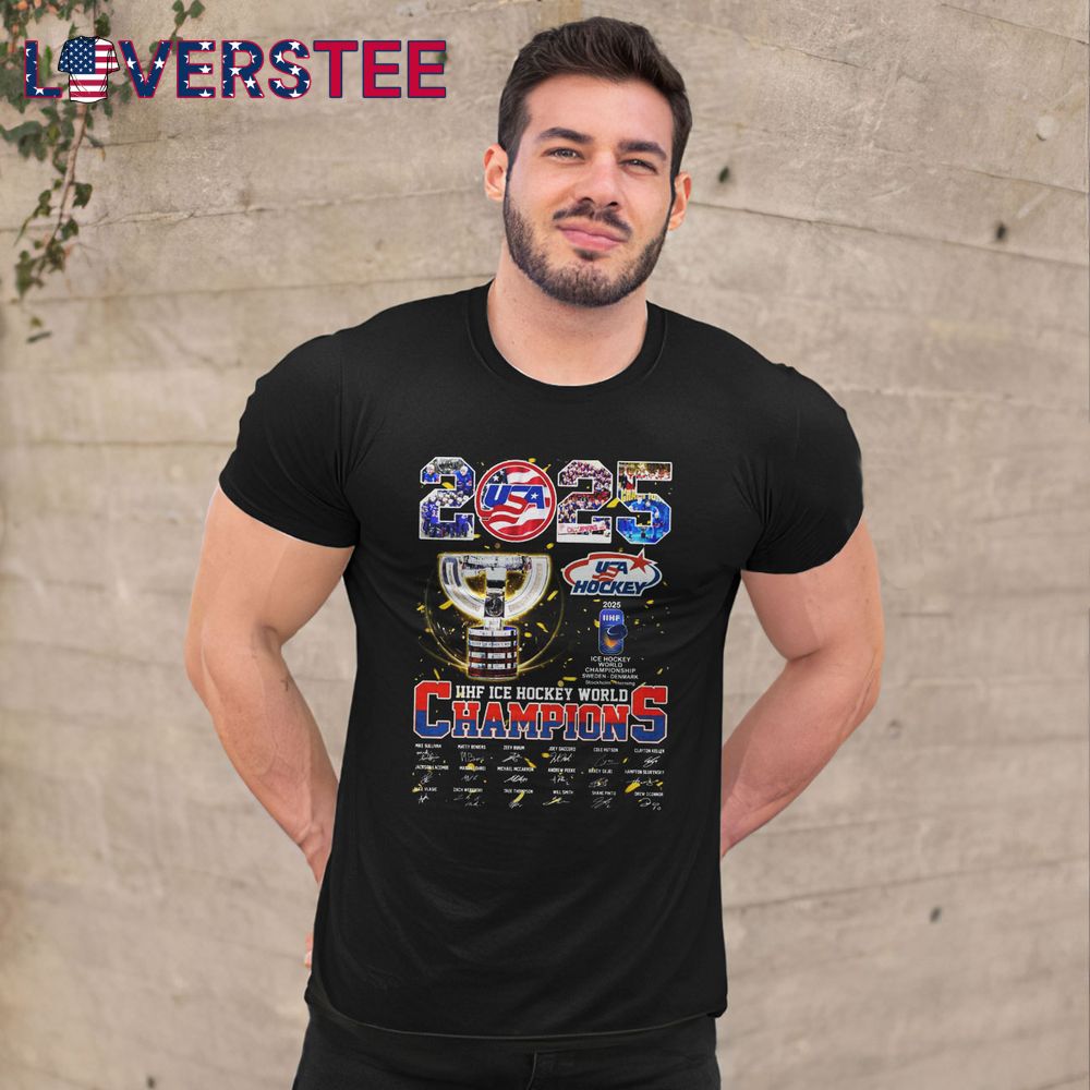 USA Hockey 2025 IIHF Ice Hockey World Champions Shirt USA Hockey 2025 IIHF Ice Hockey World Champions Shirt