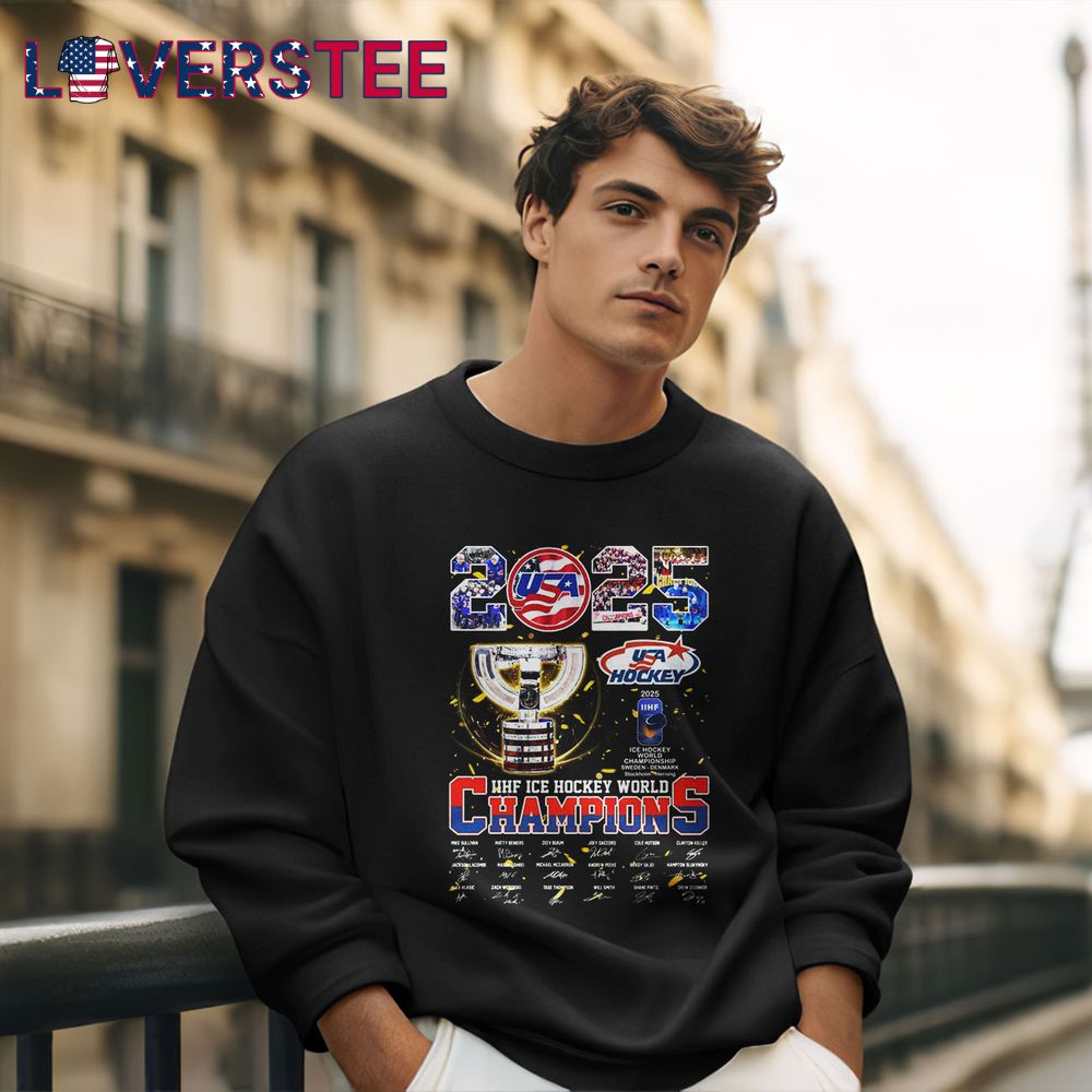 USA Hockey 2025 IIHF Ice Hockey World Champions Shirt USA Hockey 2025 IIHF Ice Hockey World Champions Shirt