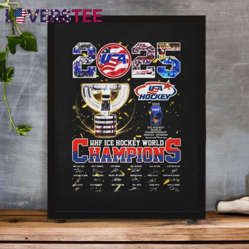 USA Hockey 2025 IIHF Ice Hockey World Champions Shirt