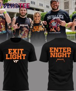 Virginia Tech Hokies Music Concert Black T-shirt