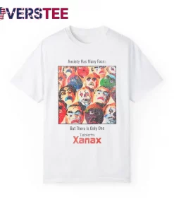Anxiety Has Many Faces 90’s Vintage Graphic T-Shirt