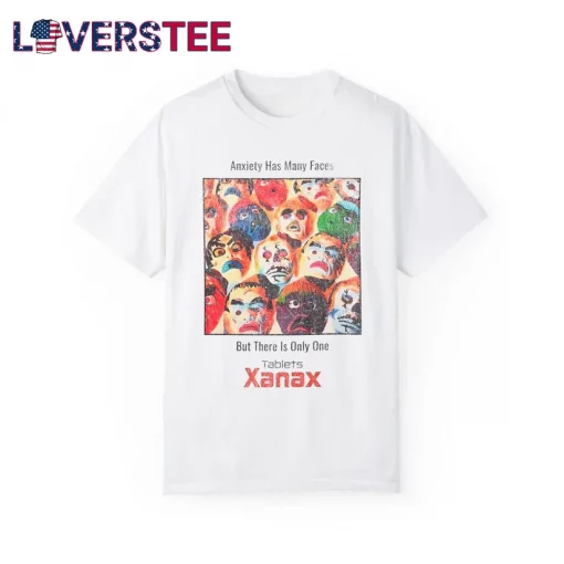 Anxiety Has Many Faces 90’s Vintage Graphic T-Shirt