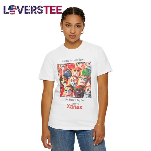 Anxiety Has Many Faces 90’s Vintage Graphic T-Shirt