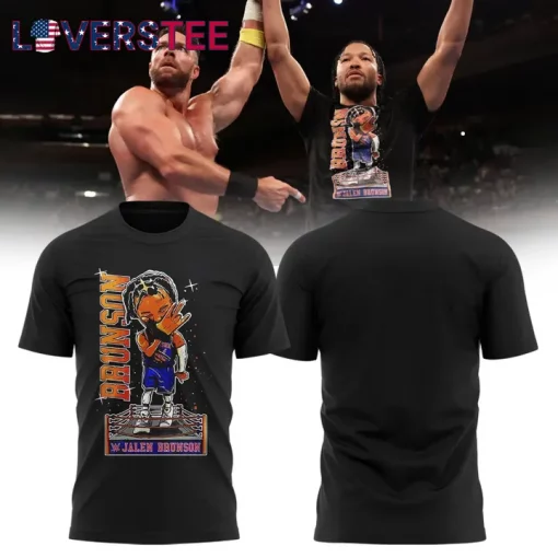 New York Knicks Jalen Brunson 2025 x WWE T-Shirt