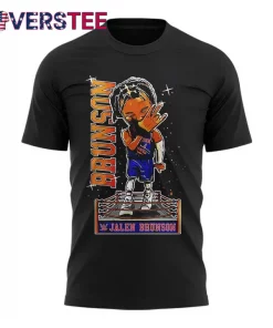 New York Knicks Jalen Brunson 2025 x WWE T-Shirt