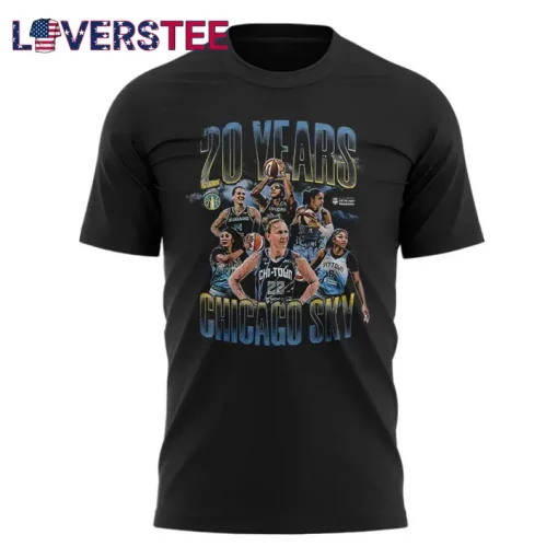 Chicago Sky Special Edition 20 Years T-shirt