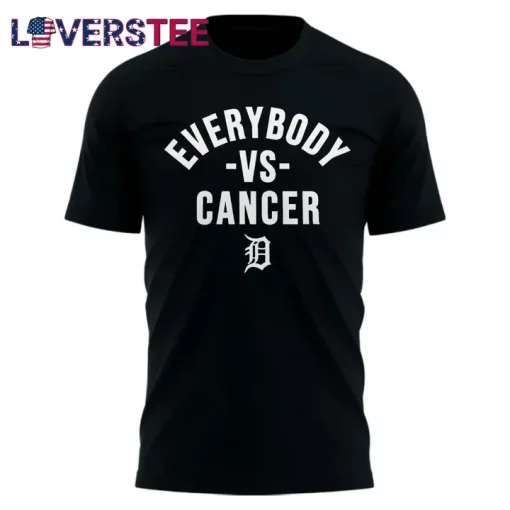 Detroit Tigers Strike Out Cancer T-shirt