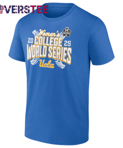 UCLA Bruins 2025 NCAA Softball Women’s College World Series Cut Off T-Shirt – Blue