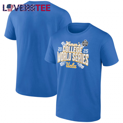 UCLA Bruins 2025 NCAA Softball Women’s College World Series Cut Off T-Shirt – Blue