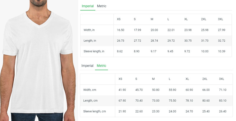 v neck sizeguide (1)