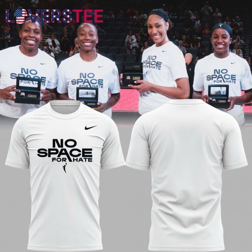 Las Vegas Aces “No Space For Hate” 2025 T-shirt