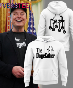 Elon Musk The Dogefather Special New 2025 White Hoodie