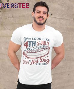 4th of July Hot Dog Funny Independence Day Shirt