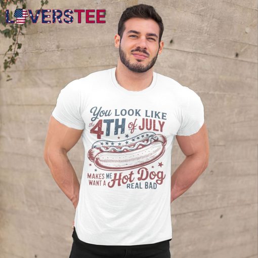 4th of July Hot Dog Funny Independence Day Shirt