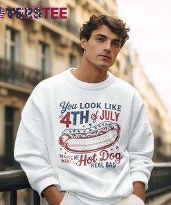 4th of July Hot Dog Funny Independence Day Shirt