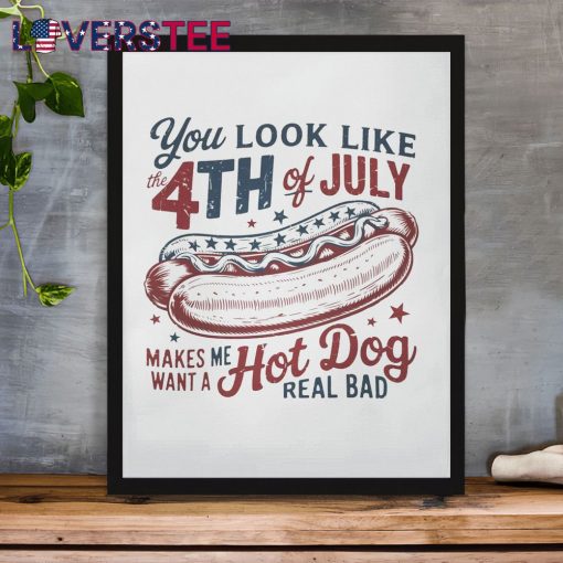 4th of July Hot Dog Funny Independence Day Shirt