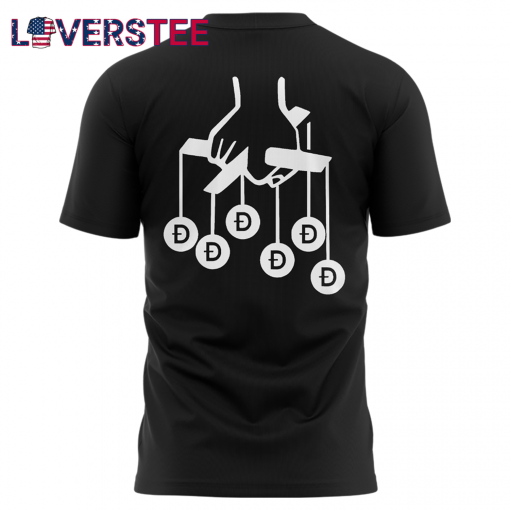 Special New Elon Musk The Dogefather 2025 Black T-shirt
