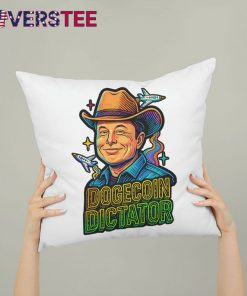 Elon Musk Dogecoin Dictator Meme Home Decor Pillow