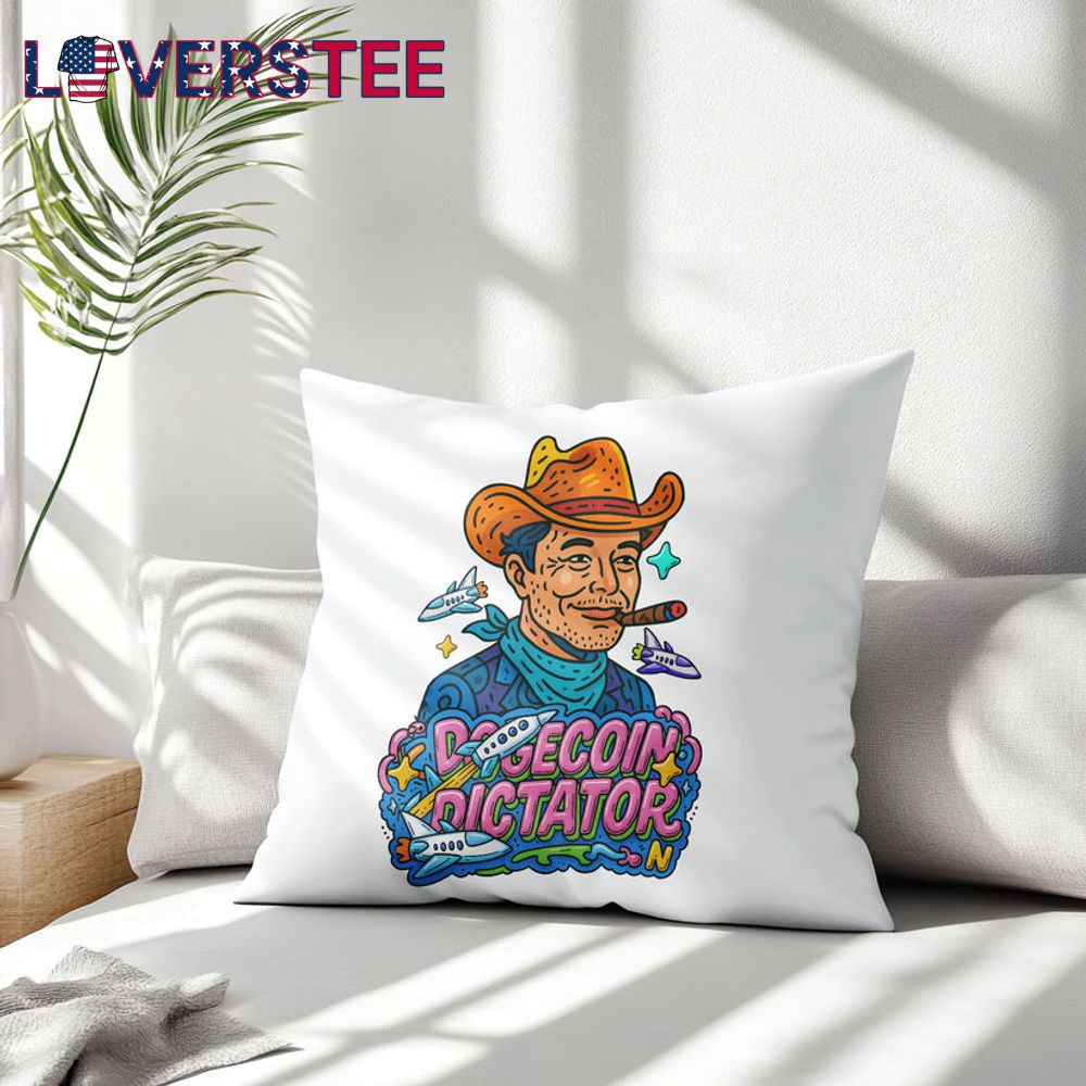 Dogecoin Dictator Meme Pillow Dogecoin Dictator Meme Pillow