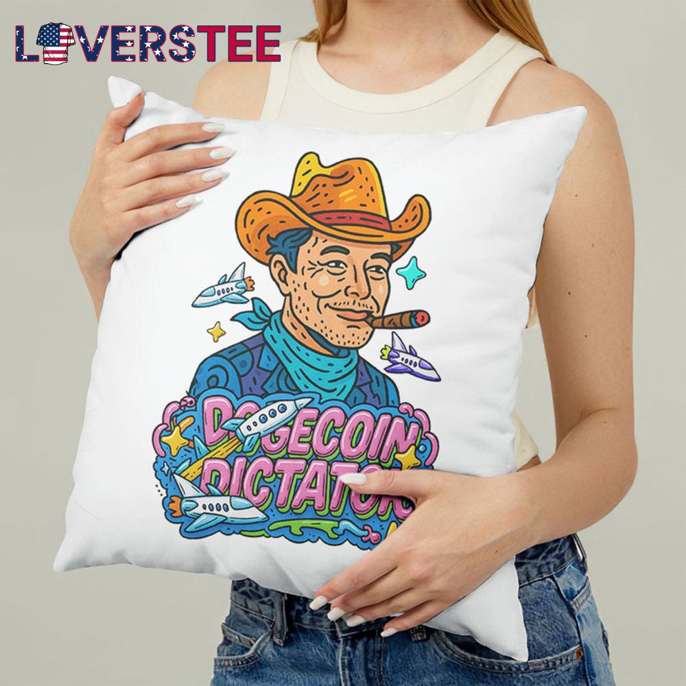 Dogecoin Dictator Meme Pillow Dogecoin Dictator Meme Pillow