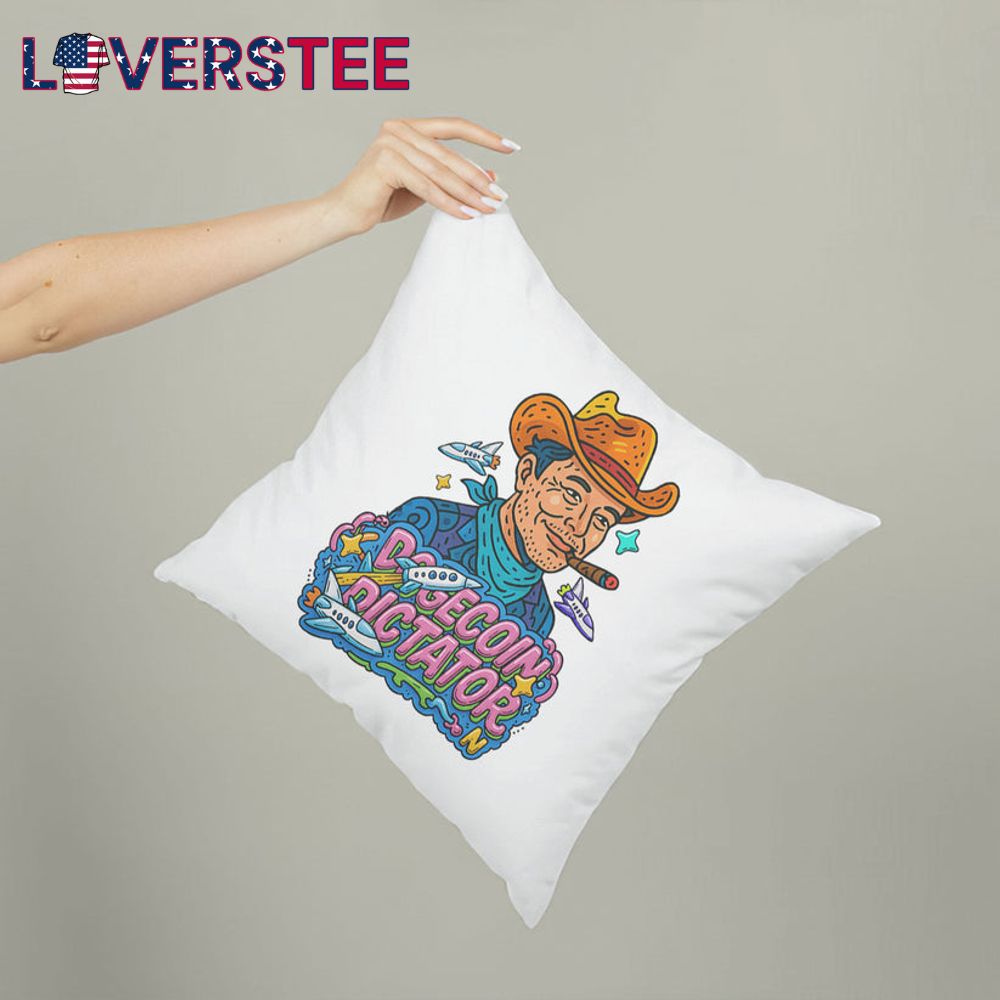 Dogecoin Dictator Meme Pillow Dogecoin Dictator Meme Pillow