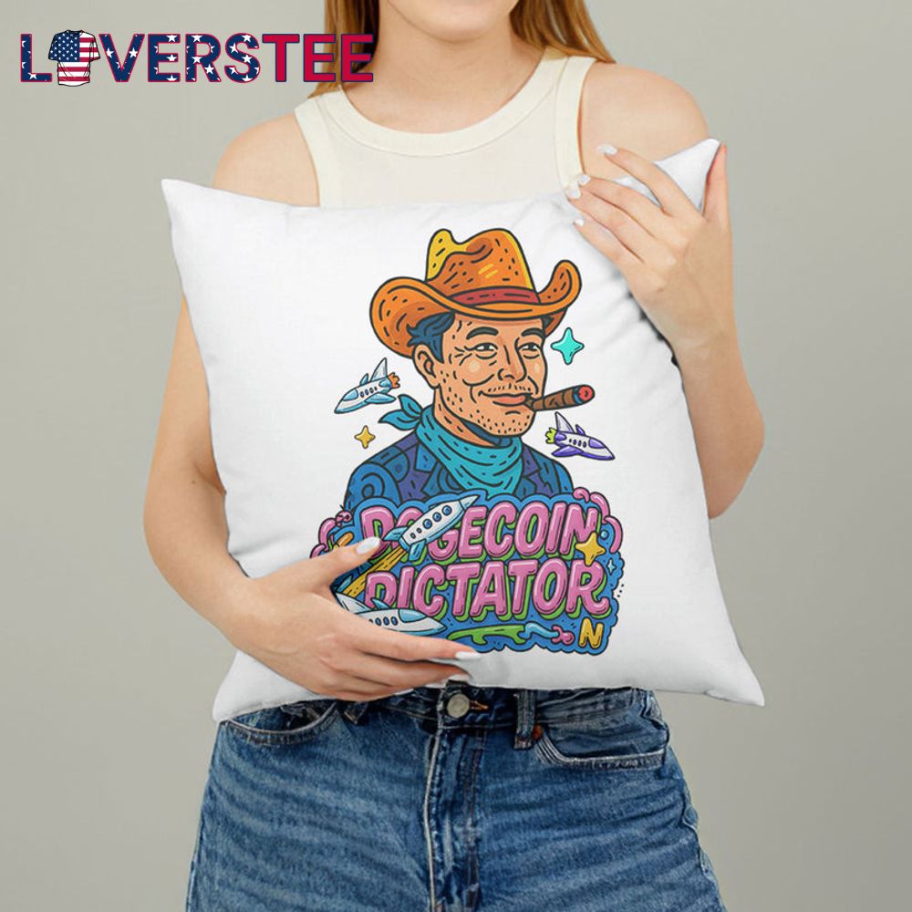 Dogecoin Dictator Meme Pillow Dogecoin Dictator Meme Pillow
