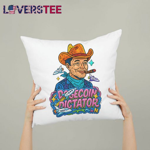 Elon Musk Dogecoin Dictator Elon Mood Meme Pillow