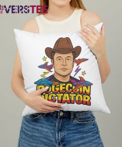 Dogecoin Dictator Space Cowboy Meme Pillow