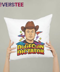 Dogecoin Dictator Space Cowboy Meme Pillow