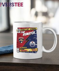 Florida Panthers vs Edmonton Oilers 2025 Stanley Cup Final Rematch Comic Shirt