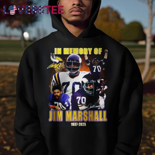 Jim Marshell 1937-2025 Thank You For The Memories Shirt