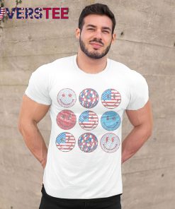 Patriotic Smile USA Independence Day Shirt