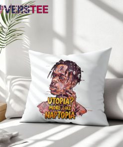 Sleepy Travis Scott Utopia Naptime Vibe Pillow